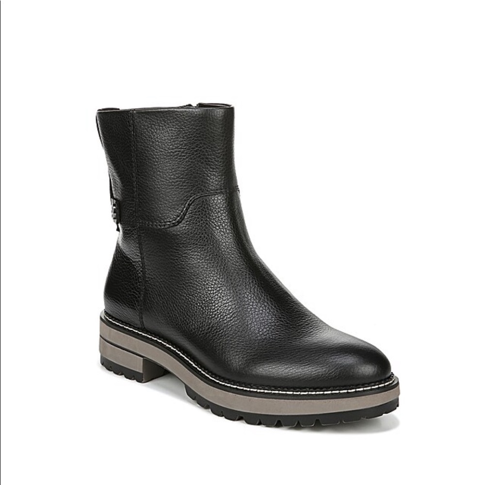 Franco Sarto Roalba Black Leather Boots
